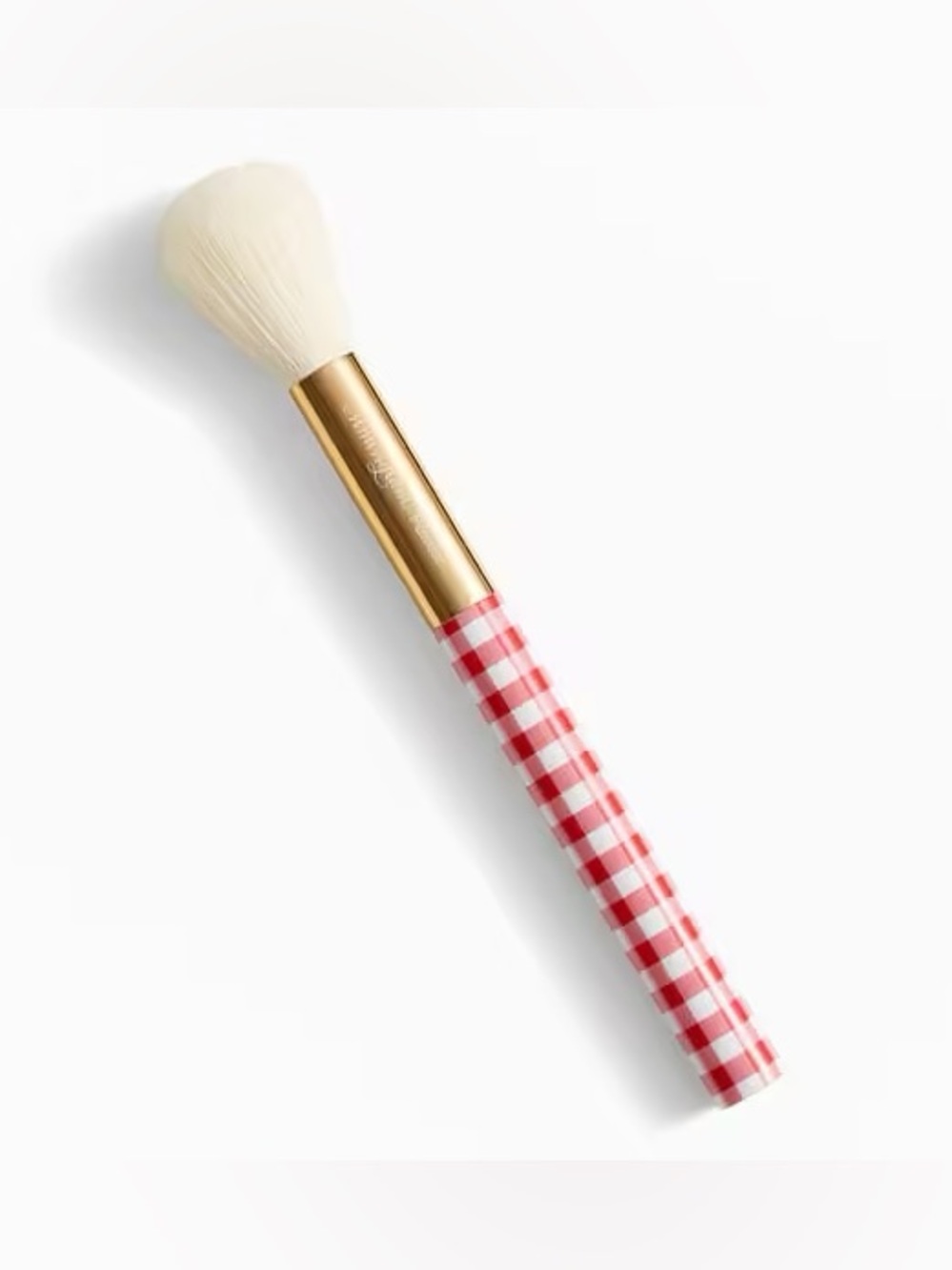 SLMISSGLAM Gingham Face Brush | NWT